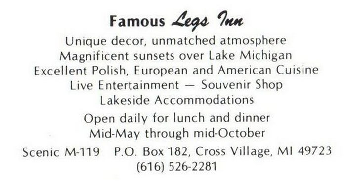 Legs Inn - Vintage Postcard (newer photo)